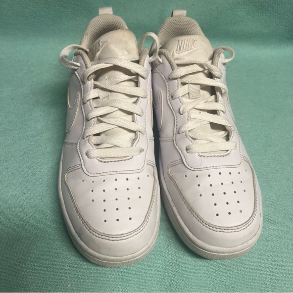 Nike unisex Court Borough Low 2 DV 5456-106 White Shoes Sneakers Size 5Y. - Picture 6 of 10